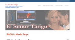 Desktop Screenshot of laviadeltango.com