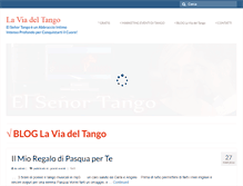 Tablet Screenshot of laviadeltango.com